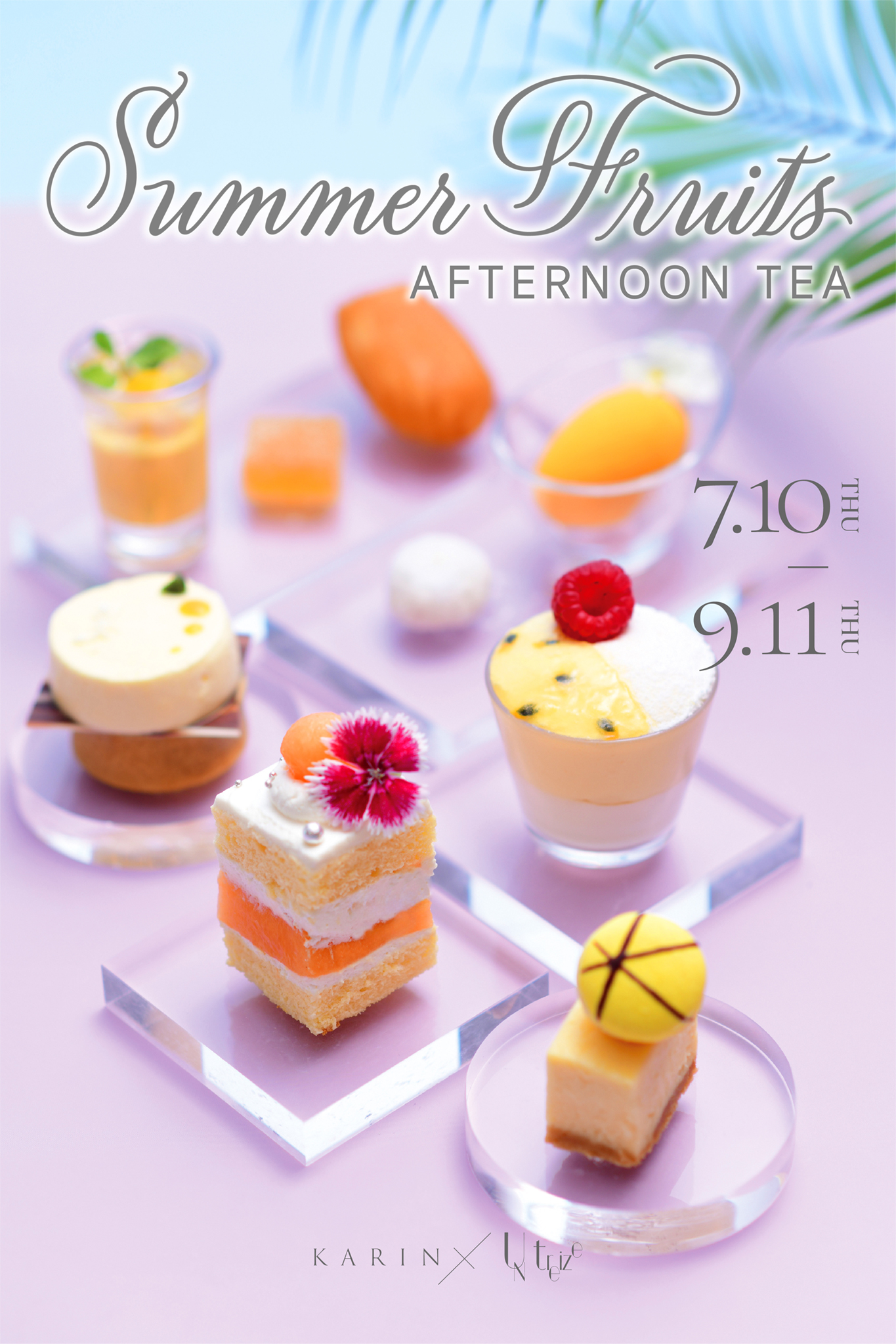 Summer Fruits Afternoon tea ~KARIN×un-treize~